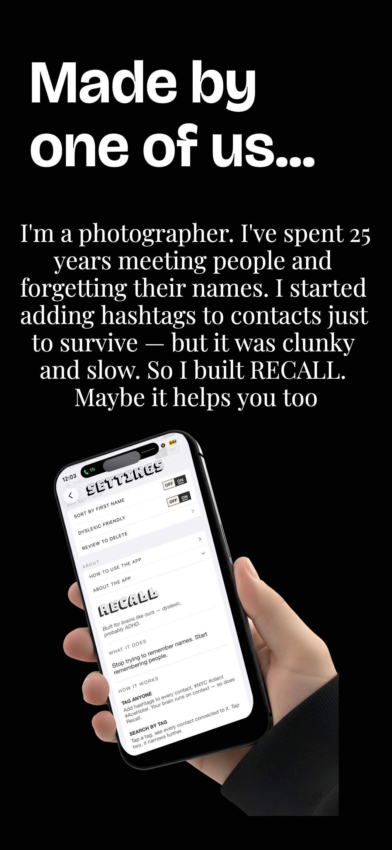Recall Contacts app screenshot 10
