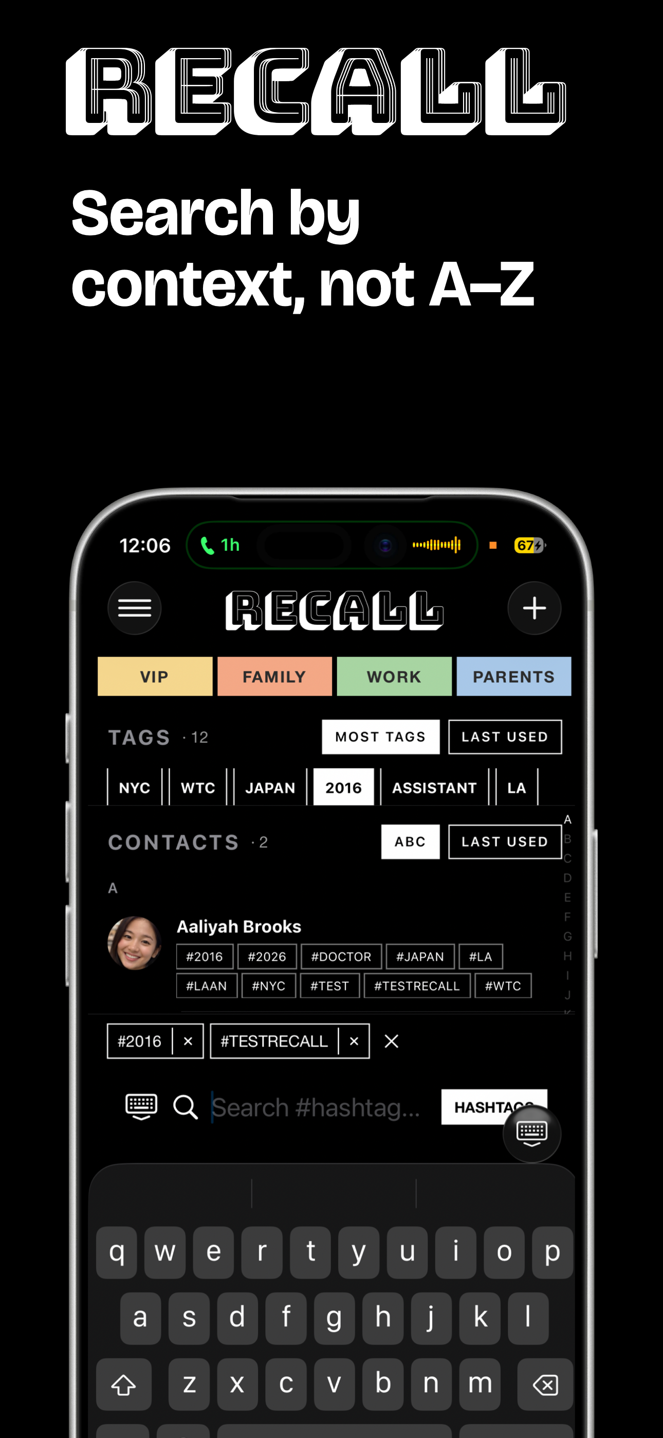 Recall Contacts app screenshot 4